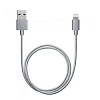 Apple 8-pin алюминий/нейлон, графит (72189) * Дата-кабель USB Deppa MFI
